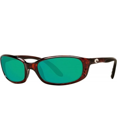 mens Brine Readers Oval Sunglasses Tortoise / Green Mirror 580p C-mate 2.00 $56.23 Oval