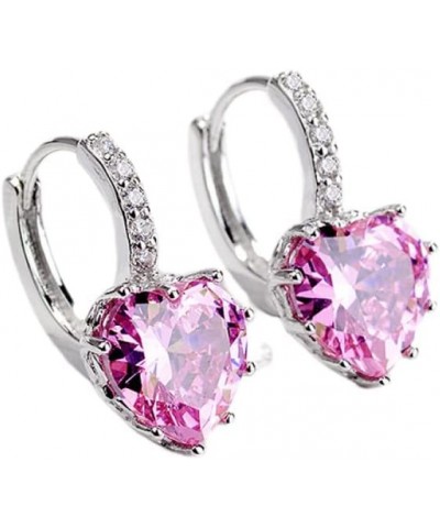 The Fish Hook Inlaid with Round Cubic Zirconia is Fixed, More Dazzling-Black Diamond Pink Diamond $12.25 Designer