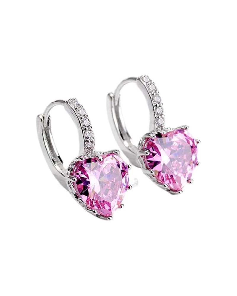 The Fish Hook Inlaid with Round Cubic Zirconia is Fixed, More Dazzling-Black Diamond Pink Diamond $12.25 Designer