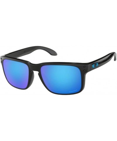 Holbrook OO9102 Sunglasses Bundle with original case, and accessories (5 items) (F5) Polished Black/Prizm Sapphire $84.73 Square