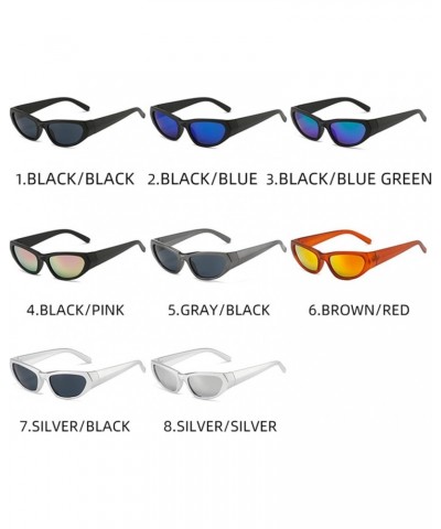 Sport Sunglasses New Women Men Mirror Sun Glasses Female Shades Eyewear Eyeglasses (Color : As Shown, Size : Gray) $24.40 Sport