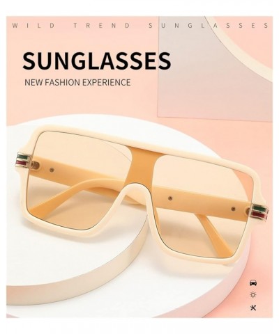 Large Frame Men and Women Sunglasses Outdoor Vacation Sunshade Driving (Color : E, Size : Medium) Medium B $17.43 Designer