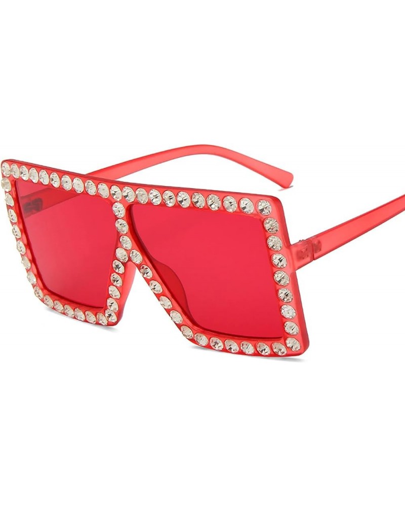 Sunglasses, Fashion Ladies' Sunglasses with Rhinestone Big Frame, 100% UV Protection A $11.83 Designer