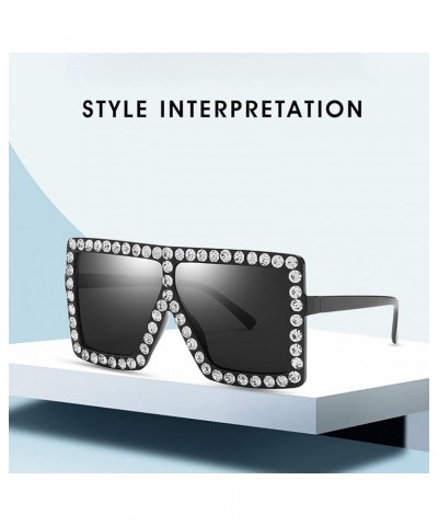 Sunglasses, Fashion Ladies' Sunglasses with Rhinestone Big Frame, 100% UV Protection A $11.83 Designer