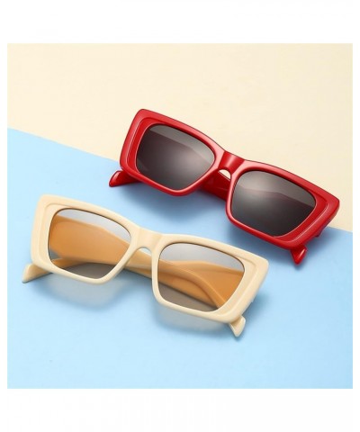 Women's Fashion Sunglasses Outdoor Vacation Decorative Sunglasses Gift (Color : F, Size : 1) 1 F $18.13 Designer