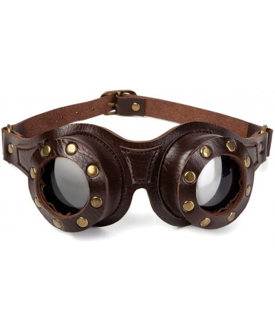 Retro Steampunk Glasses Male Women Cosplay Punk Hip Hop Eyewear Vintage Retro Halloween Locomotive Outdoor Goggles $24.67 Avi...