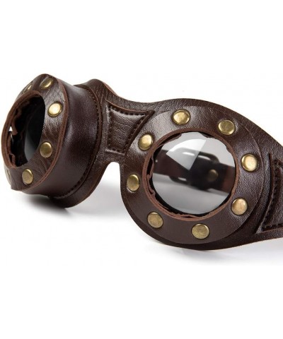 Retro Steampunk Glasses Male Women Cosplay Punk Hip Hop Eyewear Vintage Retro Halloween Locomotive Outdoor Goggles $24.67 Avi...