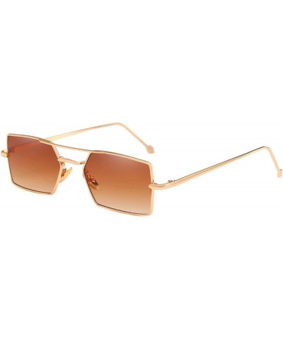 Fashion Street Quartz Square Sunglasses Women Men Universal Ocean Sun Glasses Vintage Female Metal Sun Glasses Jr66290c3 $12....