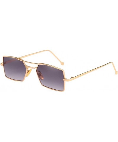 Fashion Street Quartz Square Sunglasses Women Men Universal Ocean Sun Glasses Vintage Female Metal Sun Glasses Jr66290c3 $12....