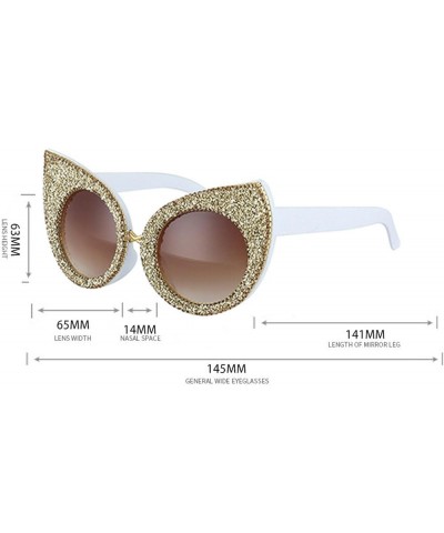 2023 Fashion Oversized Diamond Sunglasses Men Rhinestone Cat Sunglasses Women Crystal Party Sun Glasses 2pcs Gold+pink $9.79 ...