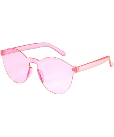 Unisex's Sunglasses Fashionable Candy Colors Round Mirrored Outdoor Casual Sunset Sunrise Lightweight Design Dasily Multicolo...