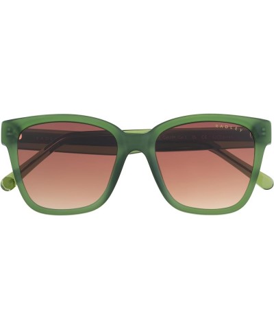 London 6521 Women's Square Sunglasses, 53 mm Dark Sage Green $30.01 Square