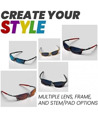 Action Sport Titanium Safety Glasses for Men/Women | Protective Goggles - Pack of 6 Color lenses Blue Finish $109.44 Aviator