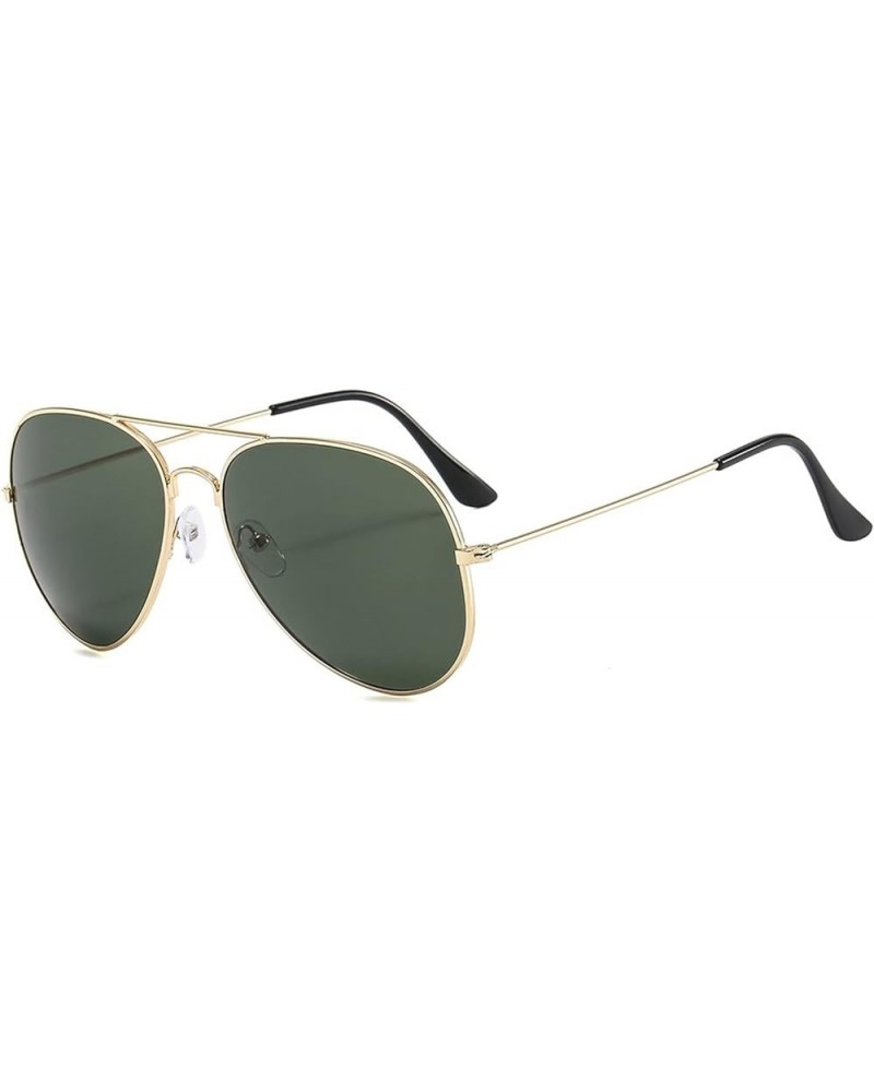 Man Retro Driving Fashion Sunglasses Outdoor Vacation Beach Sunglasses (Color : Medium, Size : 1) 1 F $13.85 Designer