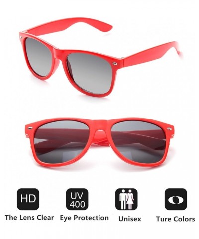 Wholesale Sunglasses Bulk for Adults Party Favors Retro Classic Shades Red 20 Pack $9.20 Square