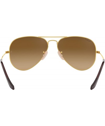 Ray Ban Unisex Sunglasses, Gold Lenses Metal Frame, 58mm $73.71 Designer