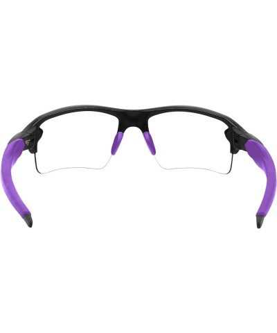 Sock Kits Earsocks & Nosepieces for Oakley Flak 2.0 OO9295/Flak 2.0 XL OO9188 Sunglasses - White Purple $9.89 Designer