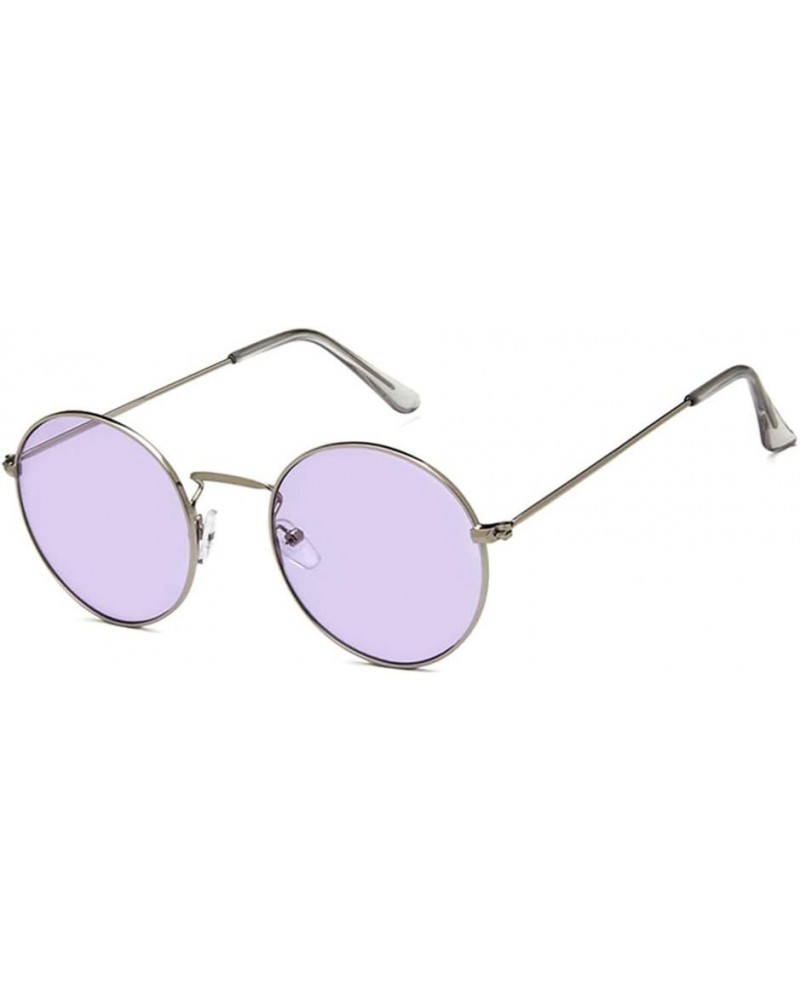 Unisex Sunglasses Retro Gold Red Drive Holiday Round Non-Polarized UV400 Silver Purple $7.19 Round