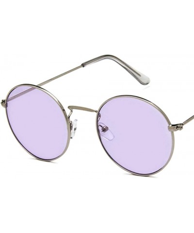 Unisex Sunglasses Retro Gold Red Drive Holiday Round Non-Polarized UV400 Silver Purple $7.19 Round