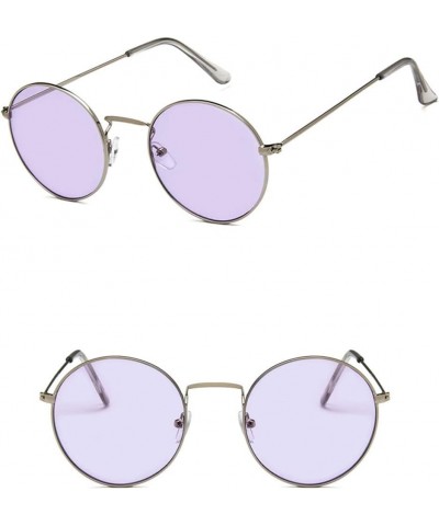 Unisex Sunglasses Retro Gold Red Drive Holiday Round Non-Polarized UV400 Silver Purple $7.19 Round