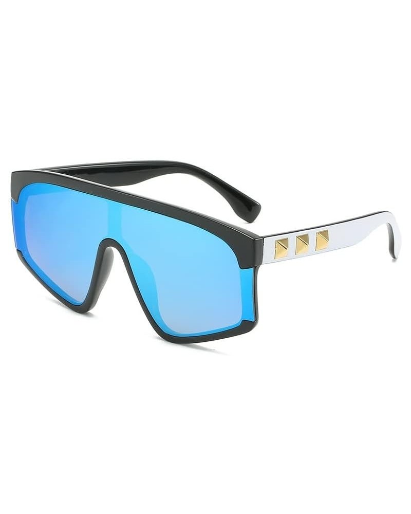 Big Frame Street Shooting Fashion Sunglasses for Men and Women (Color : G, Size : Medium) Medium B $21.22 Designer