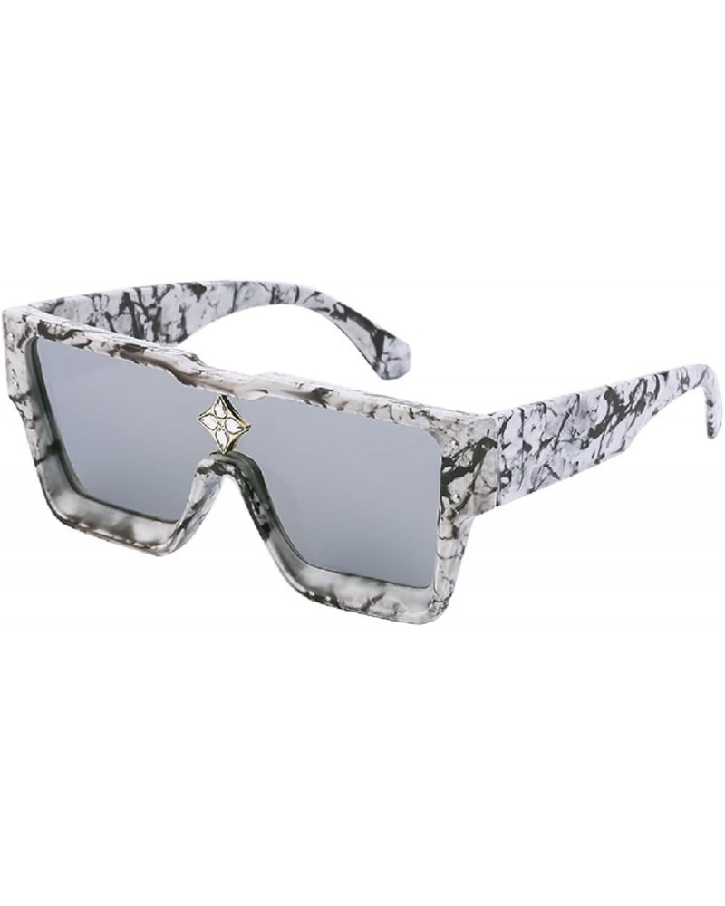 Luxury Crystal Oversized Women Square Sunglasses Trending Men Shades UV400 08 $4.71 Oversized