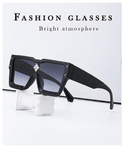 Luxury Crystal Oversized Women Square Sunglasses Trending Men Shades UV400 08 $4.71 Oversized