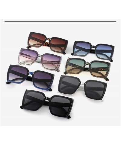 Fashion Retro Square Men and Women Sunglasses Outdoor Vacation Beach Sunglasses (Color : B, Size : Medium) Medium E $21.67 De...