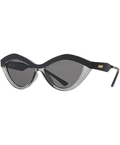 Retro Cat Eye Sunglasses Women Luxury Vintage Fashion Small Frame Sun Glasses Female Black Shades 6 $19.27 Rectangular