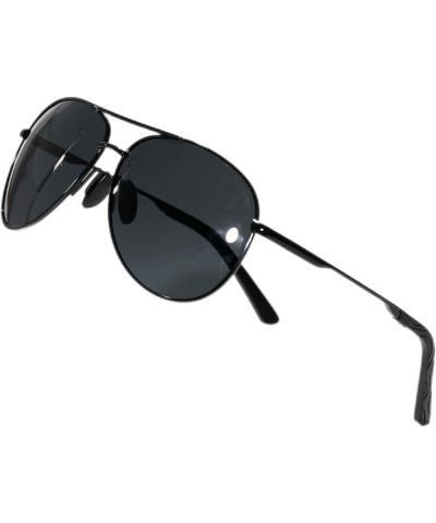 Polarized Aviator Sunglasses for Men Women Driving Sun glasses Polarized Lens UV Protection Z16 Gray $7.79 Oval