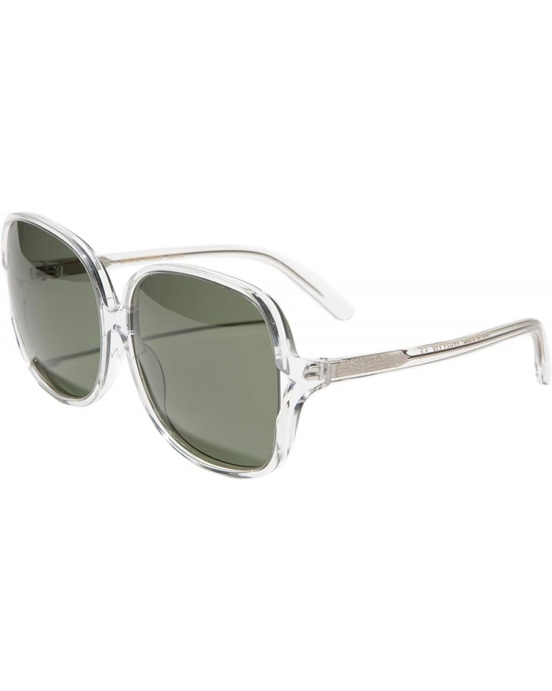 Clear Oversized Jackie Sunglass green $27.03 Oversized