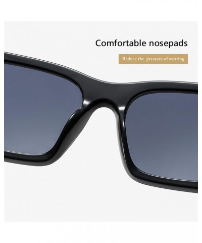 Cat Eye Large Frame Sunglasses Fashion Box Retro Sunglasses for Men and Women (Color : B, Size : 1) 1 J $14.53 Cat Eye