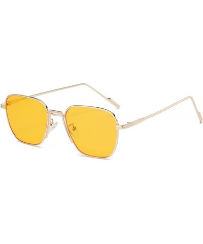 Metal Fashion Sunglasses for Men and Women Outdoor Vacation Beach Driving Sunglasses (Color : F, Size : 1) 1 D $12.86 Designer