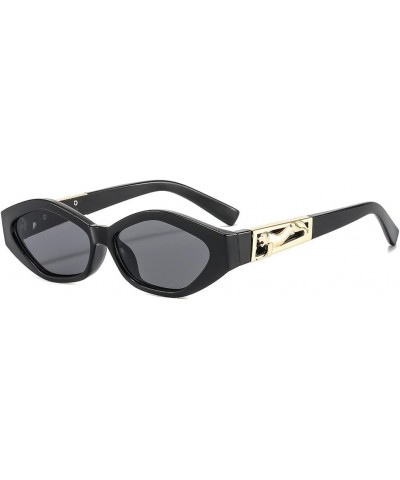 Retro Men and Women Fashion Sunglasses Outdoor Vacation (Color : A, Size : Medium) Medium A $15.58 Designer