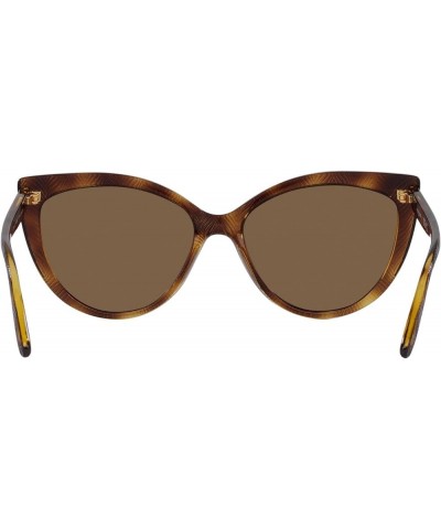 Women's Vo5484s Cat Eye Sunglasses Dark Havana/Dark Brown $24.20 Cat Eye