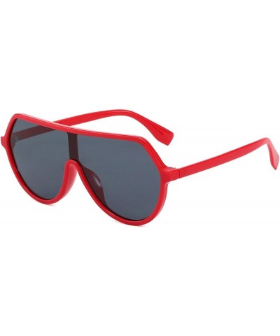 Large Frame Men's And Women's Sunglasses Outdoor Fashion Wear Party Gathering UV400 Sunglasses C $18.66 Designer