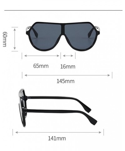 Large Frame Men's And Women's Sunglasses Outdoor Fashion Wear Party Gathering UV400 Sunglasses C $18.66 Designer