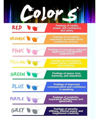 Neon Colors Party Favor Supplies Unisex Sunglasses Pack of 8 Translucent/Colored Lens $10.12 Rectangular