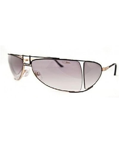 Women's 9036 Sunglasses Black & Gold Frame/Grey Gradient Lens $196.99 Designer