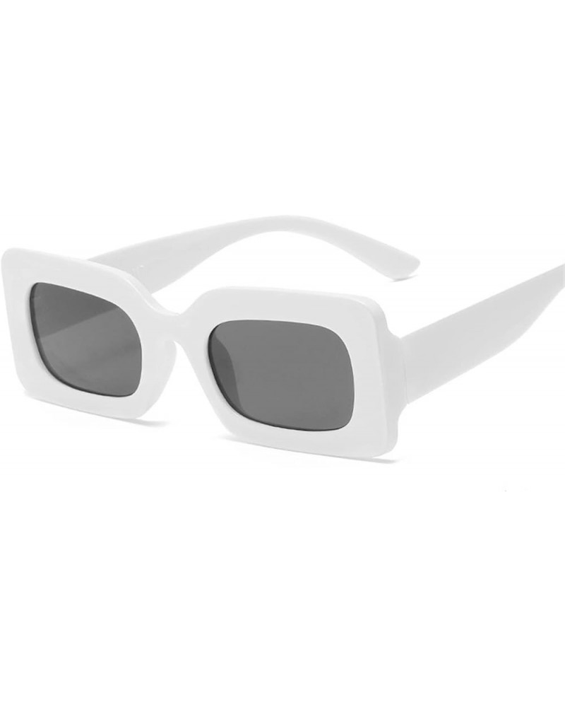 Square Outdoor Holiday Sunglasses for Men and Women (Color : D, Size : 1) 1 H $19.90 Designer