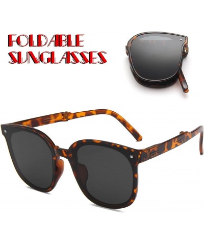 Women's Classic Polarized Sunglasses Modern Easy Carry Cat Eye Round Shape Square Frame Anti-Glare Foldable Sunglasses A1 $7....