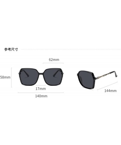 Polarized Household Fashion Square Sunglasses Men and Women Outdoor Riding and Driving Sunglasses (Color : B, Size : 1) 1 C $...