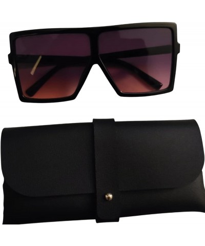 Oversized Sunglasses w/Case Pop Champagne $6.72 Oversized