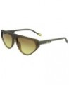 Neon Yellow Gradient Browline Ladies Sunglasses DK528S 315 57 $45.08 Designer