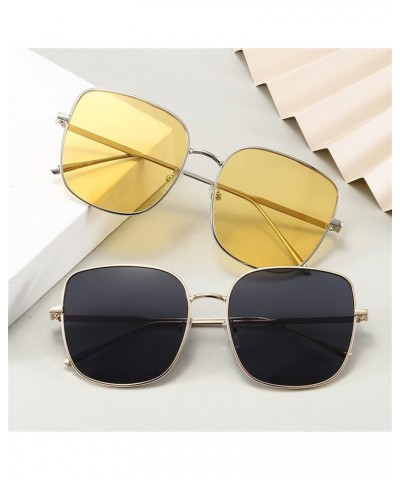 Men's Retro Trendy Metal Sunglasses, Outdoor Holiday Beach Driving Sports Sunglasses (Color : B, Size : 1) 1 E $15.33 Sport