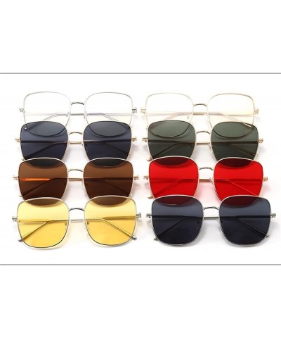 Men's Retro Trendy Metal Sunglasses, Outdoor Holiday Beach Driving Sports Sunglasses (Color : B, Size : 1) 1 E $15.33 Sport