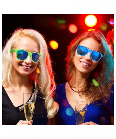 15 Pack 80s Party Sunglasses Bulk Mirrored Sunglasses Party Favors Glasses Retro Sunglasses Set Blue | Mirrored $11.50 Square