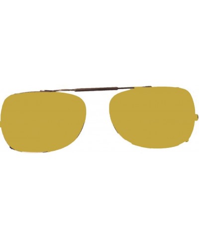 Visionaries Polarized Clip on Sunglasses - Way - Black Frame - 54 x 43 Eye $19.35 Designer