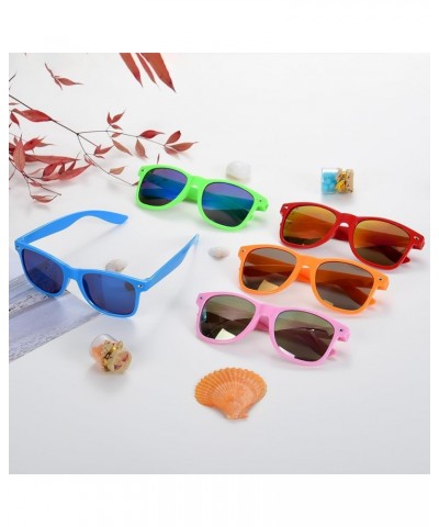 15 Pack 80s Party Sunglasses Bulk Mirrored Sunglasses Party Favors Glasses Retro Sunglasses Set Blue | Mirrored $11.50 Square