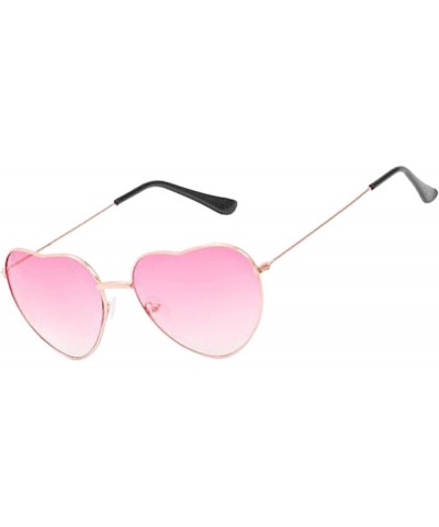 Love Heart Shaped Sunglasses Women UVA Uvb Shades Eyewear Pink $6.47 Sport